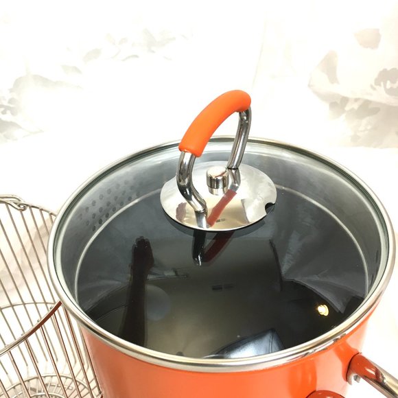 KUHN RIKON  4th Burner Tall Pot w Lid & Basket NWOT - Picture 5 of 11
